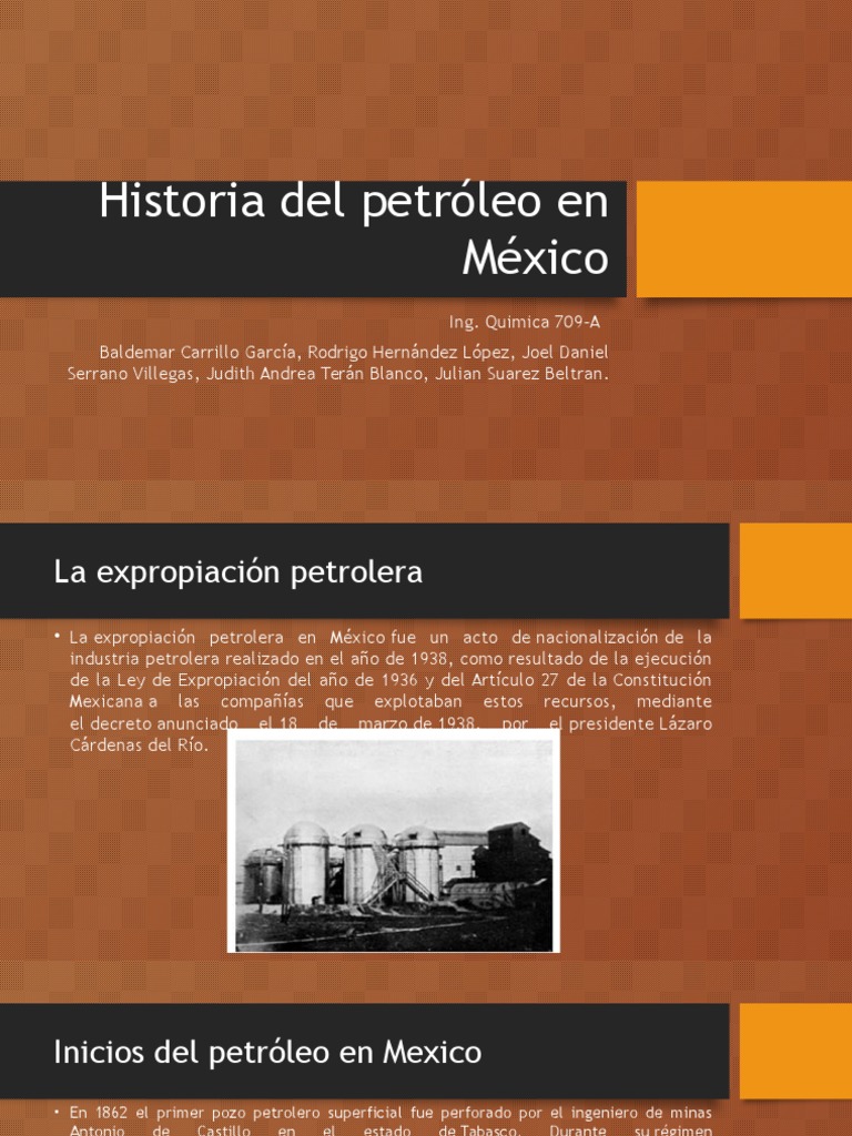 Comienzos de La Industria Petrolera en Mexico | PDF | Aceites | Petróleo