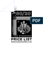 8020 - Price List - Wblack - 2013 PDF