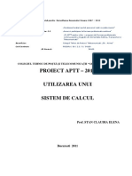 Utilizarea Unui Sistem de Calcul PDF