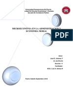 Microeconomia y Economia Moral en La Adm. Publica