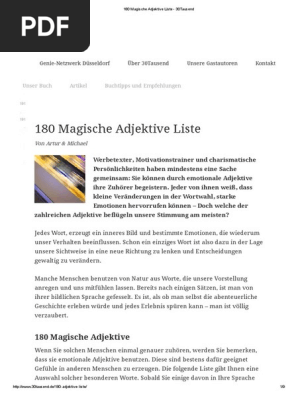 Adjektive gruselige