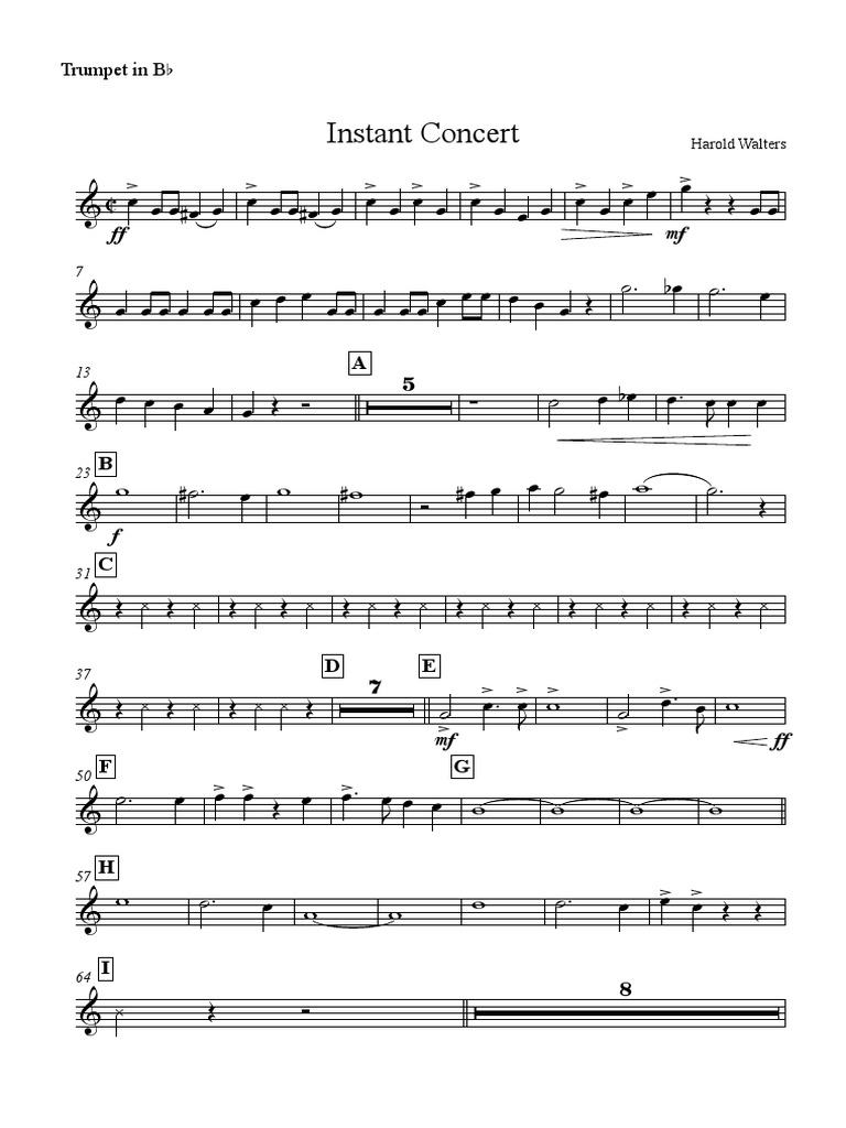 Instant Concert Trumpet in BB 2 | PDF