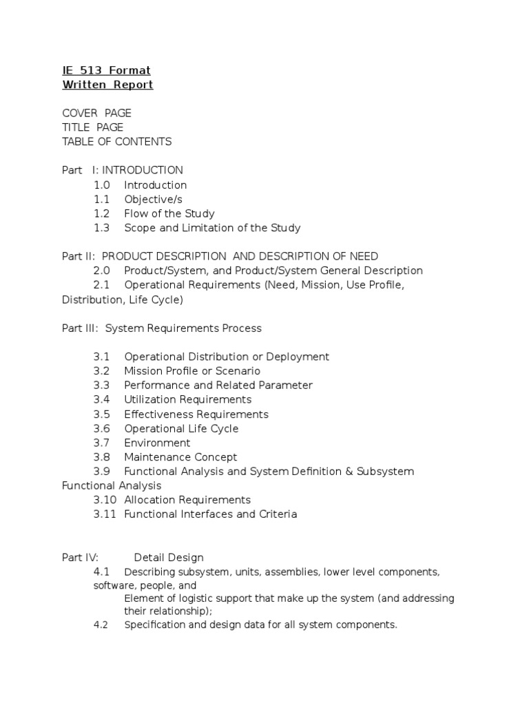 OUTLINE - Systems Final Proj | PDF | Reliability Engineering | Product ...