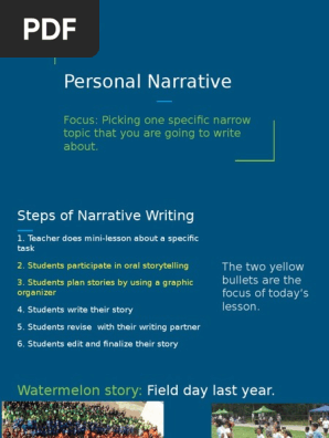 Personal Narrative