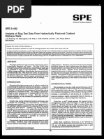 SPE Analysis of Slug Test Data From Hydraulically Fractured Coalbed Methane Wells