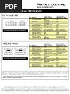 Toyota radio Wiring
