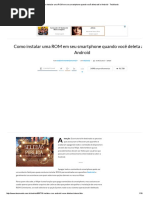 Download Como Instalar Uma ROM Em Seu Smartphone Quando Voc Deleta At o Android - TecMundo by zangs SN325865254 doc pdf