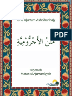 Terjemah Matan Al Ajurrumiyyah