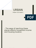 Urban: Chapter 4 and Chapter 5