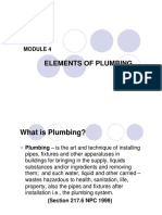 Module 4 Elements of Plumbing