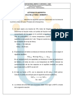 UNAD Fisicoquímica ejercicios equilibrio gases termodinámica