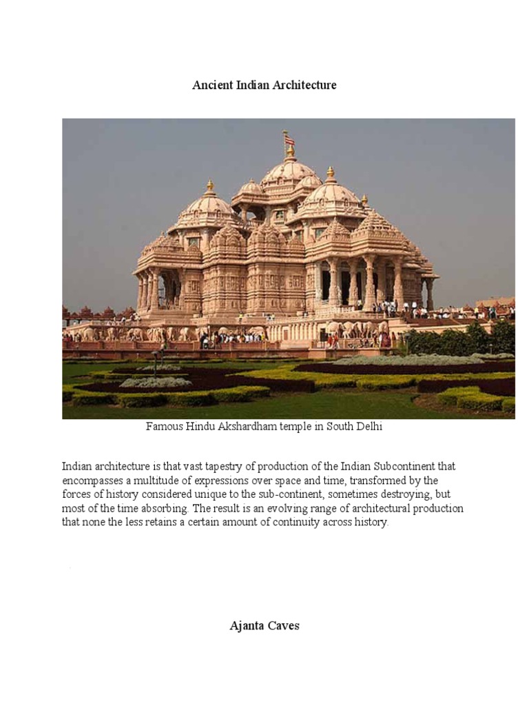 Famous Ancient Indian Architecture