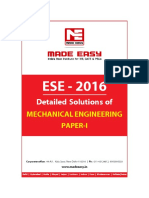 Detailed Solutions Of: Mechanical Engineering