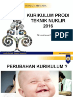 Sosialisasi Kurikulum Teknik Nuklir UGM