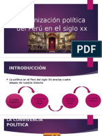 Organización Política Del Perú en El Siglo XX