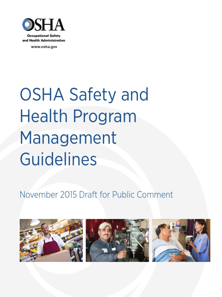 OSHA Safety and Health Guidelines 2015 | PDF | Occupational Safety And ...