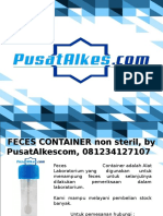 FECES CONTAINER Non Steril, by PusatAlkescom, 081234127107