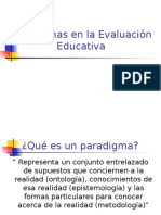 Paradigmas en La Evaluacion