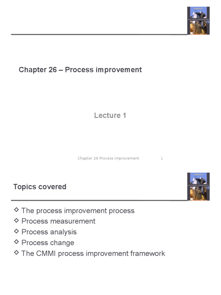 1 Chapter 26 Process Improvement | PDF | Systems Engineering ...