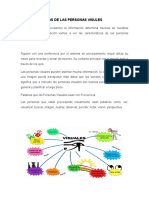 Ensayo de Caracteristicas de Las Personas Visuales