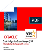 Oracle Configuration Support Manager Automates Configuration Management