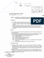 Cmo 14 2016 Procedures for Electronic Filing of Informal Entry for Non Commercial Air Shipments Nationwide