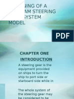 Desing of A Two Ram Steering Gear System