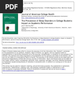 [Penting] Journal of American College Health Volume 59 Issue 2 2010 [Doi 10.1080_07448481.2010.483708] Gaultney, Jane F. -- The Prevalence of Sleep Disorders in College Students- Impact on Academic Performanc