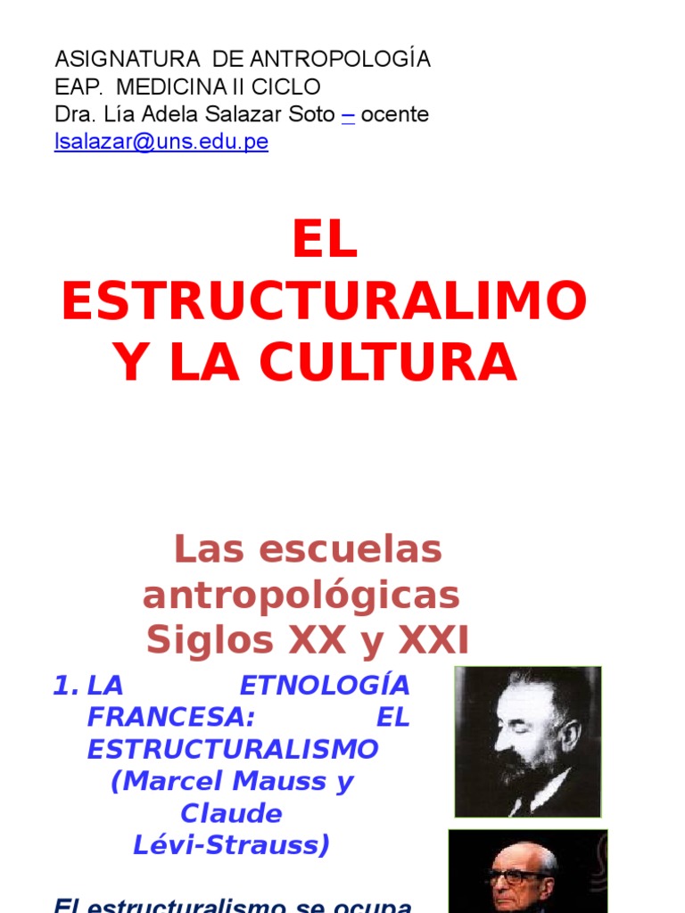 Estructuralismo en Antropología Cultural | PDF | Antropología | Dialéctico