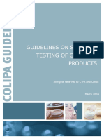 Cosmeticscolipa Testing Guidelines