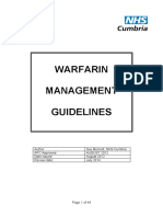 Warfarin Management Guidelines