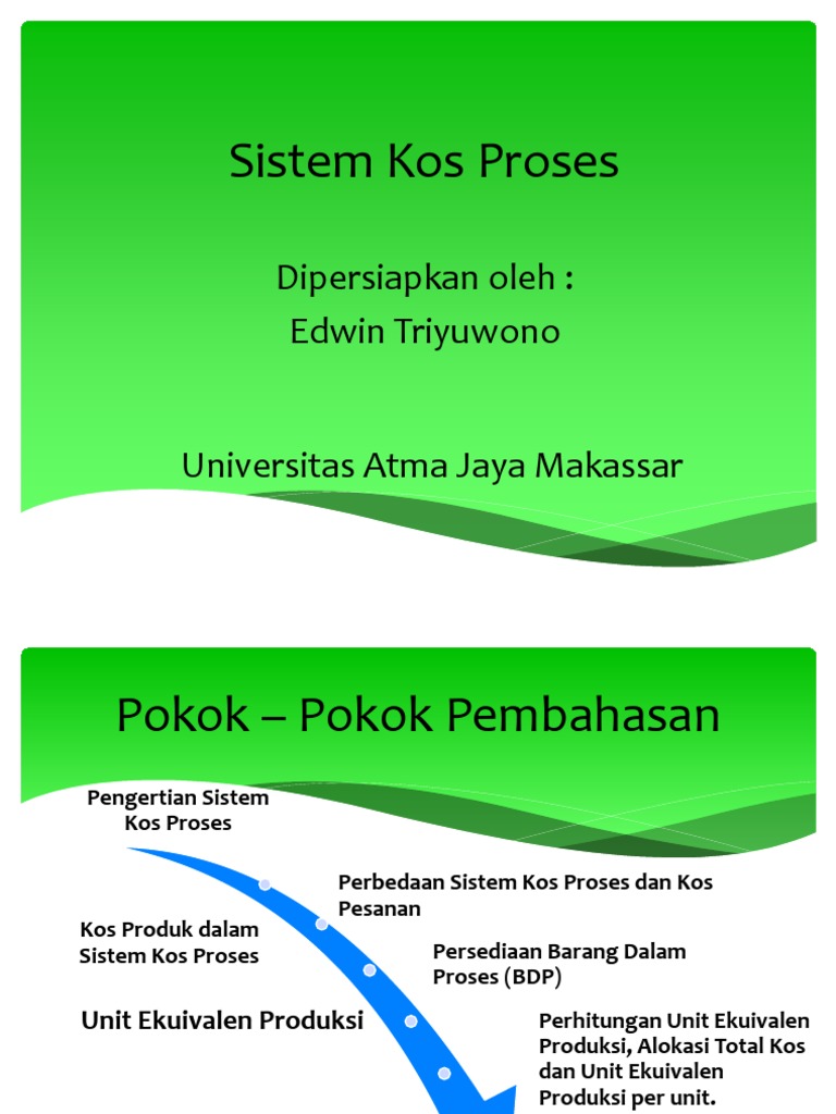 Kos Proses Process Costing