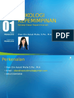 Modul PPT Teori Kepemimpinan Minggu 1