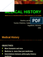 Dr. Tridjoko, The History of Medicine