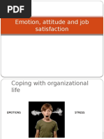 Emotion, Attitude and Job Satisfaction