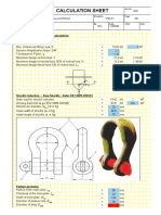 Padeye calculations for HTCC Room