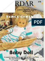 Knitting Dolls Clothes Booklet Baby Doll