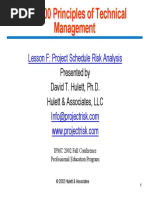 Technical Risk Management