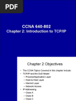 CCNA 640-802: Chapter 2: Introduction To TCP/IP