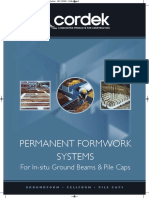 Permanent Formwork Systems: For In-Situ Ground Beams & Pile Caps