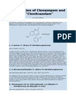 Preparation of Clonazepam and Clonitrazolam