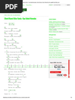 Kunci Gitar Sonia - Kau Sebut Namaku Chord Dasar Kunci Gitar & Lirik Lagu ©ChordTela