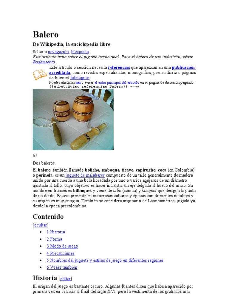 jugar balero