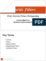 Textile Fibers: Prof. Aravin Prince Periyasamy