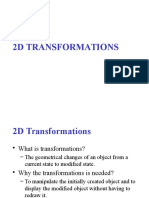 2d Transformations