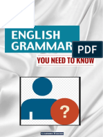 English Grammar You Need to Know