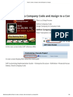 How to Create a Company Code and Assign to a Company