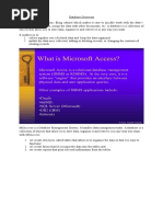 MSAccess Database Management System