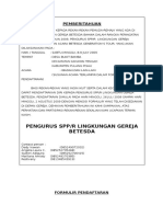 Formulir Pendaftaran BGT