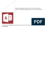 Microsoft Access -Query